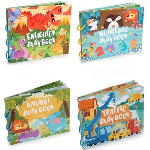 Busy Book Set - Colorful Educational Toys for Kids